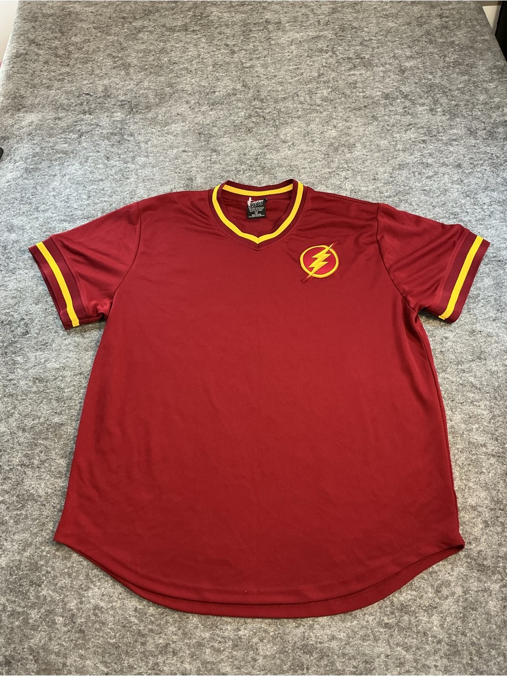 Box Lunch Flash Lighting Bolt Short Sleeve Jersey Size 2XL